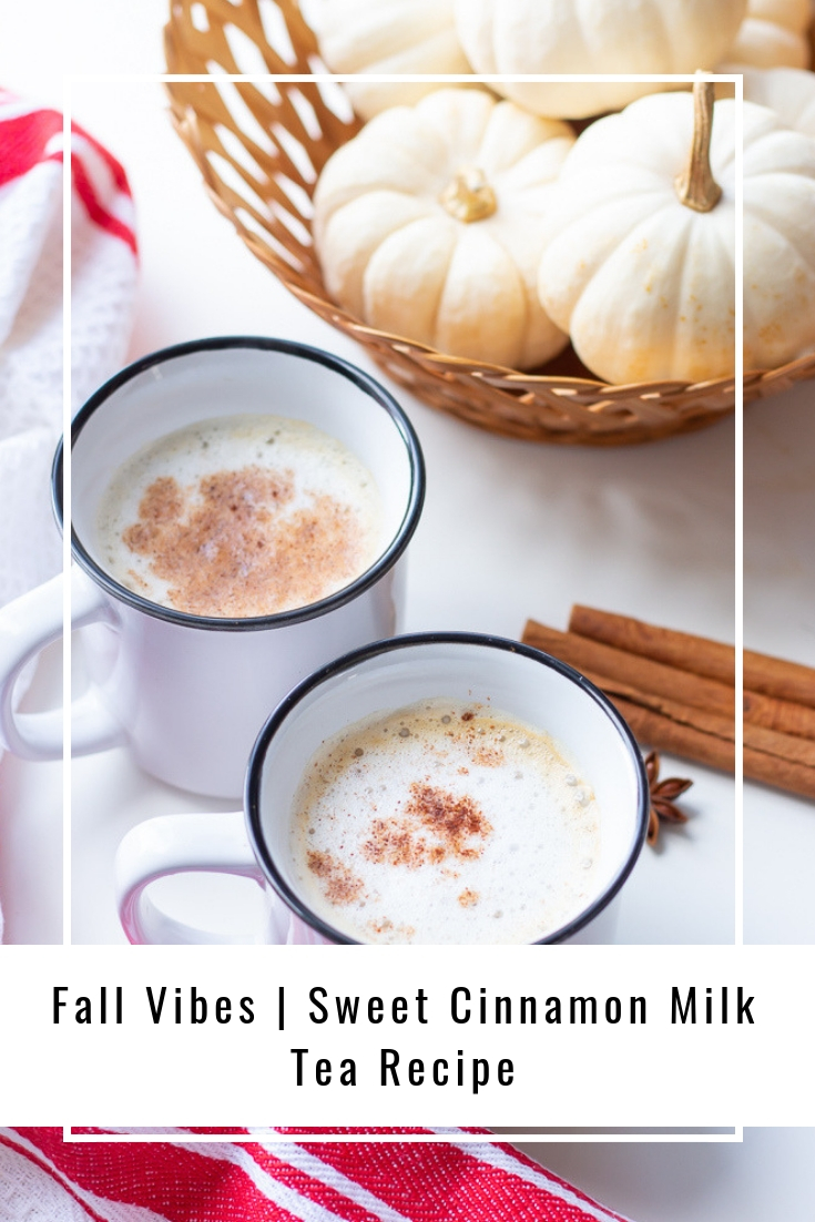 Fall Vibes | Sweet Cinnamon Milk Tea Recipe