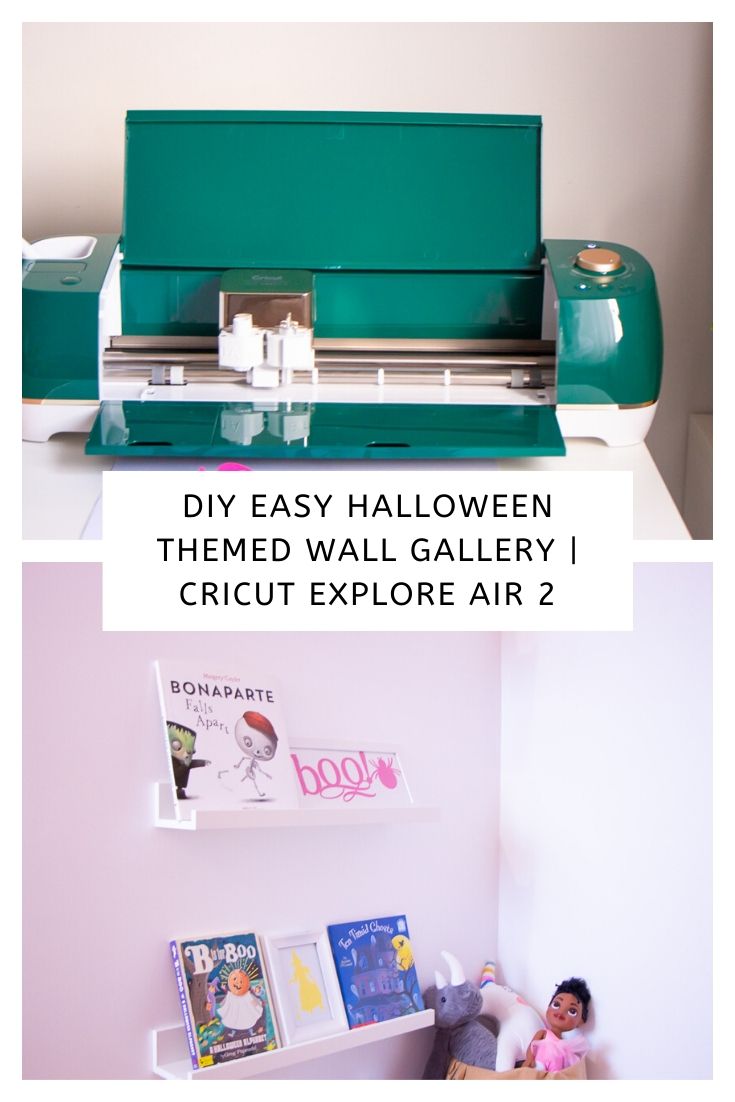 DIY Easy Halloween Themed Wall Gallery | Cricut Explore Air 2