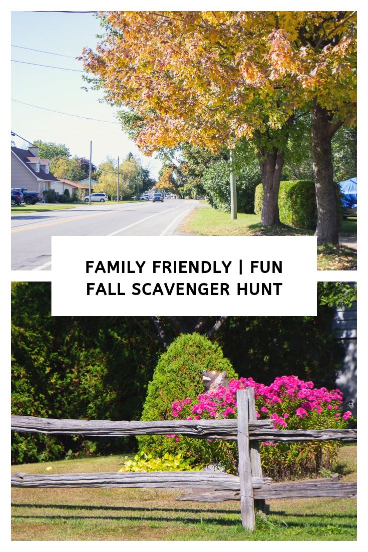 Family Friendly | Fun Fall Scavenger Hunt