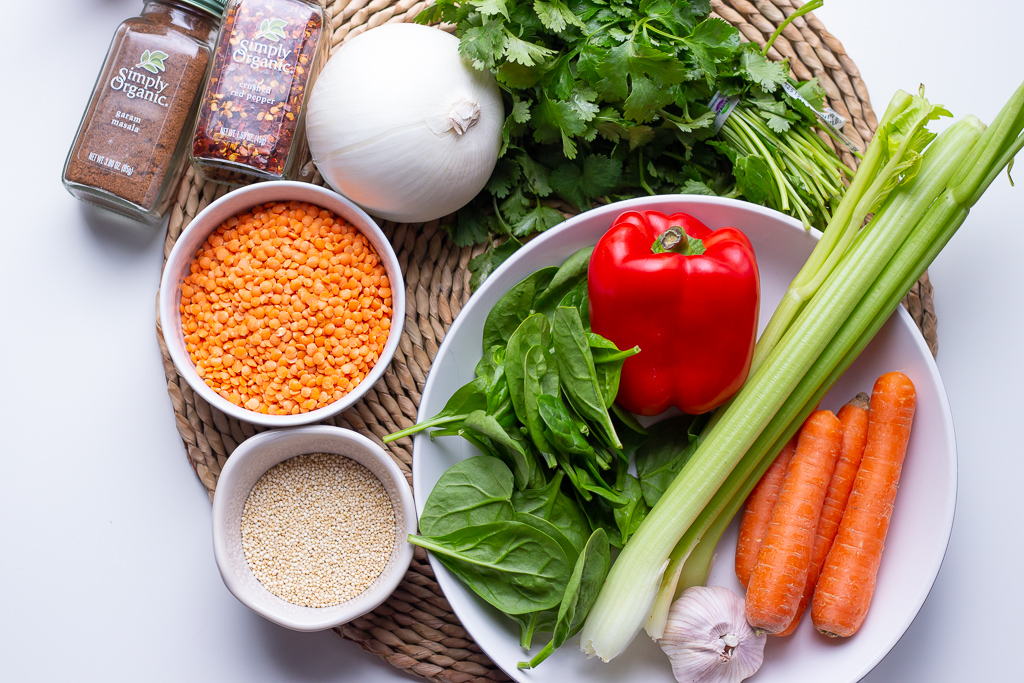 Spicy Red Lentil and Quinoa Soup Recipe