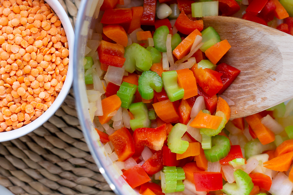 Spicy Red Lentil and Quinoa Soup Recipe