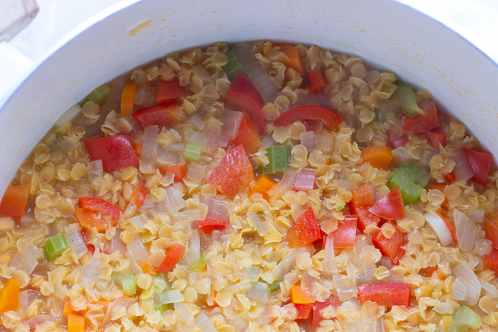 Spicy Red Lentil and Quinoa Soup Recipe