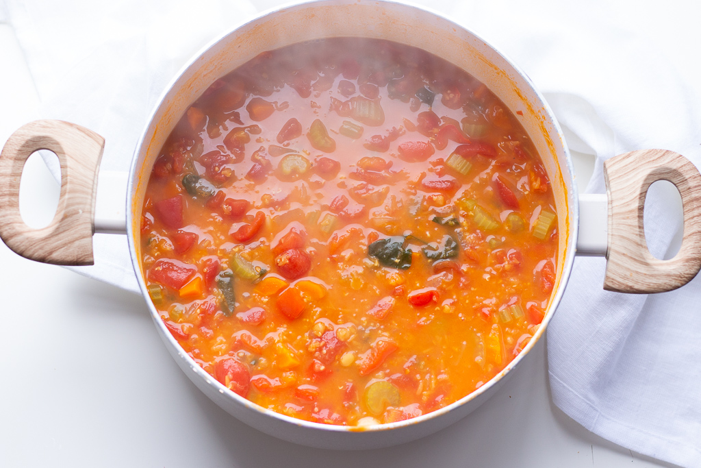 Spicy Red Lentil and Quinoa Soup Recipe