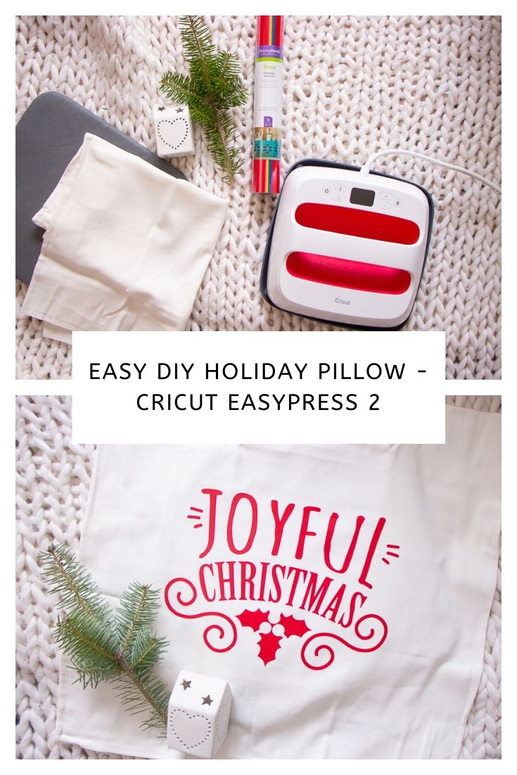 Easy DIY Holiday Pillow - Cricut EasyPress 2