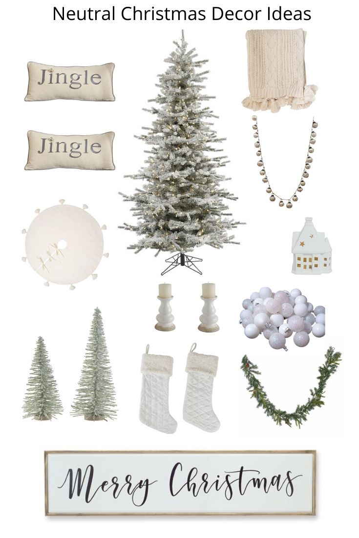 Neutral Christmas Decor Ideas