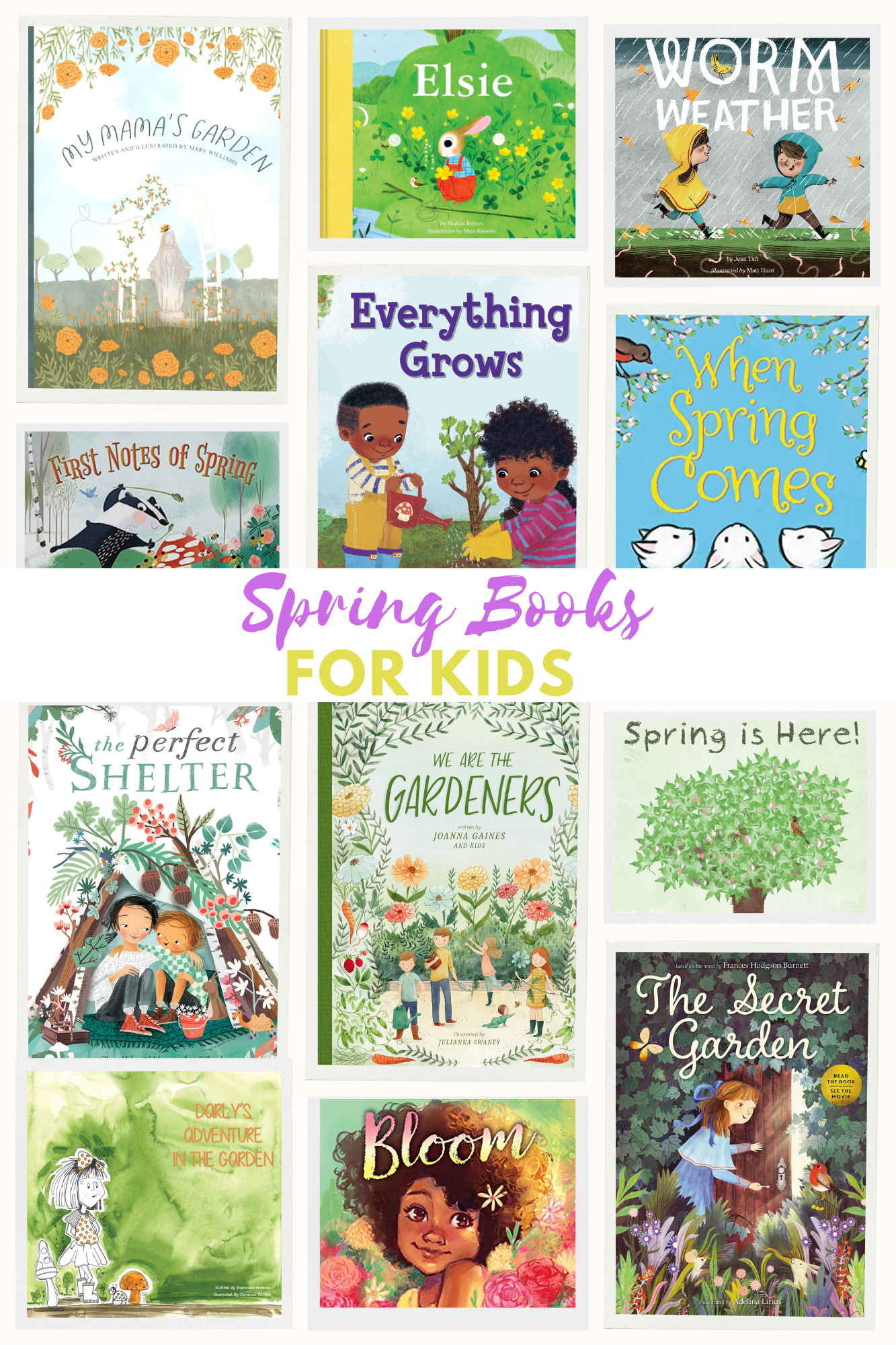 Spring books for kids