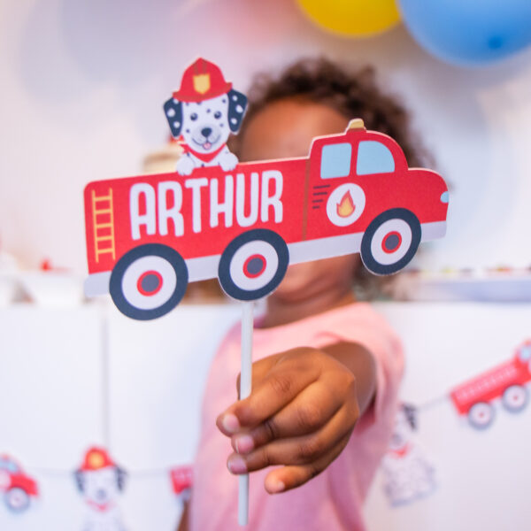 Budget-Friendly Fire Truck Toddler Birthday Party
