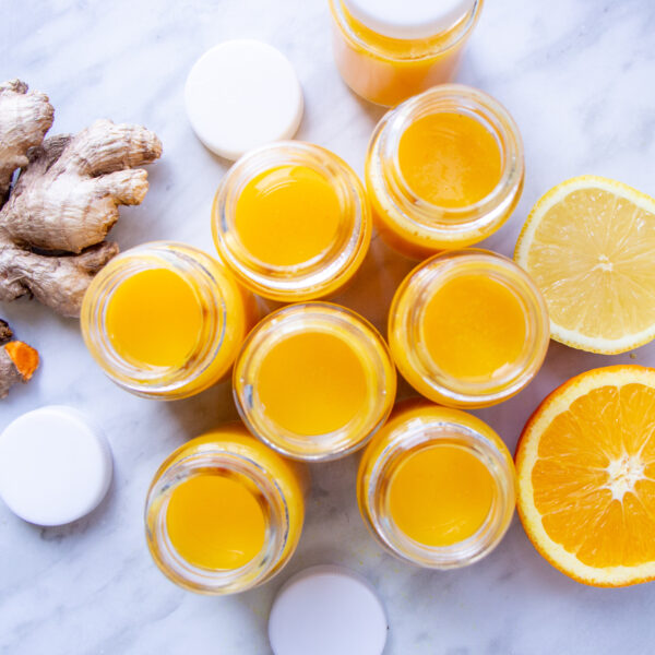 DIY Ginger Turmeric Shots