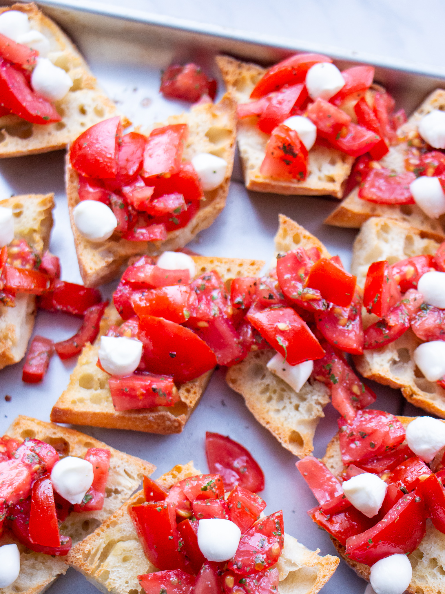 Easy and Delicious Bruschetta With Bocconcini