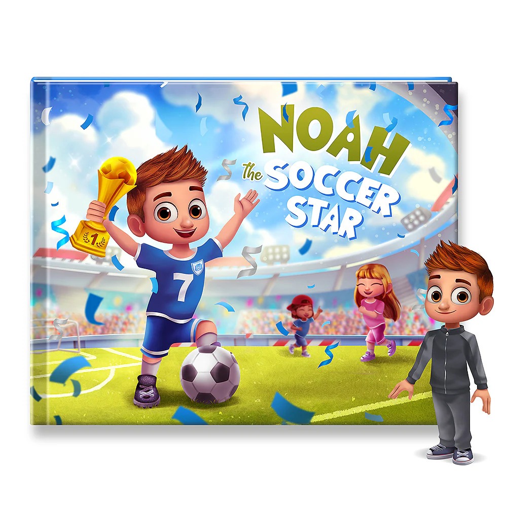 Celebrate Dad and World Cup Soccer this June with a Personalized Story Book from Story Bug
